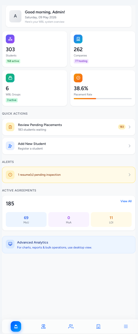 MyWBL on mobile